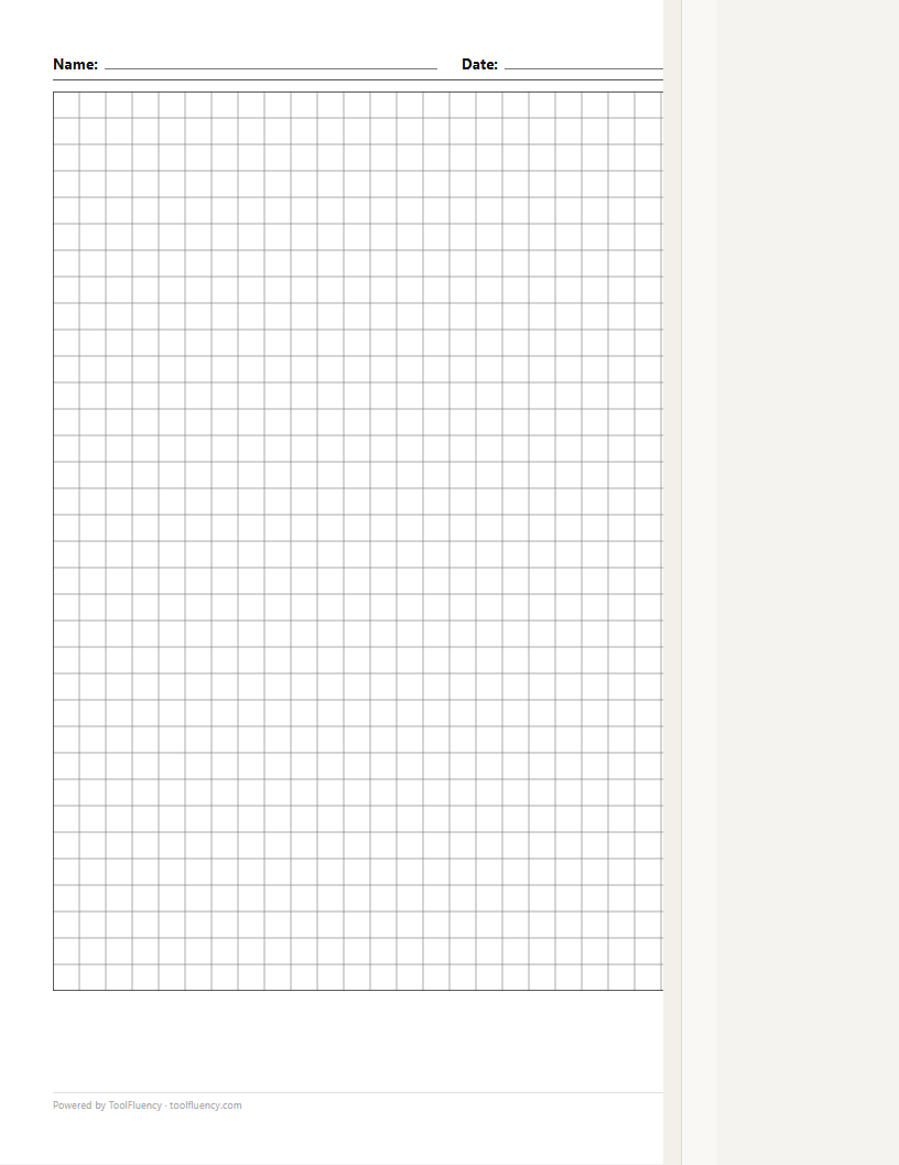 Graph paper preview